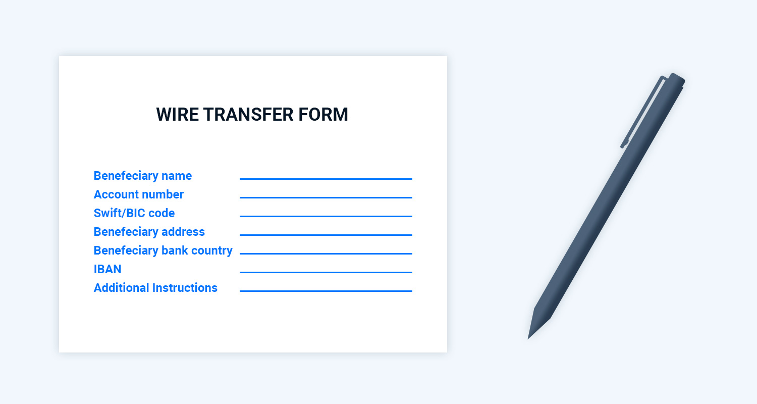 escrow wire transfer form